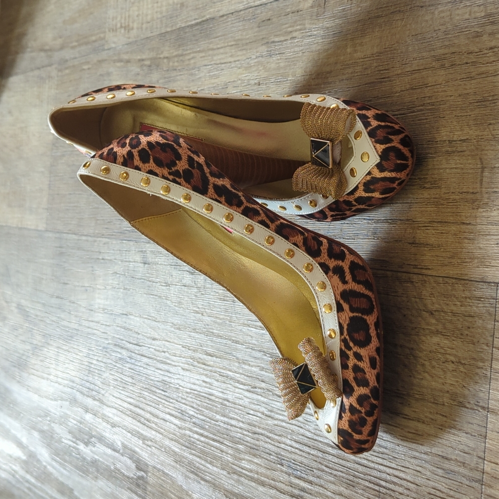 Vintage Betsey Johnson Leopard Heels